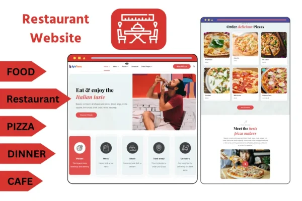 E-COMMERCE WEBSITE RESTAURANT  01