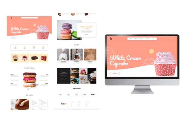 E-COMMERCE WEBSITE  CAKE 01